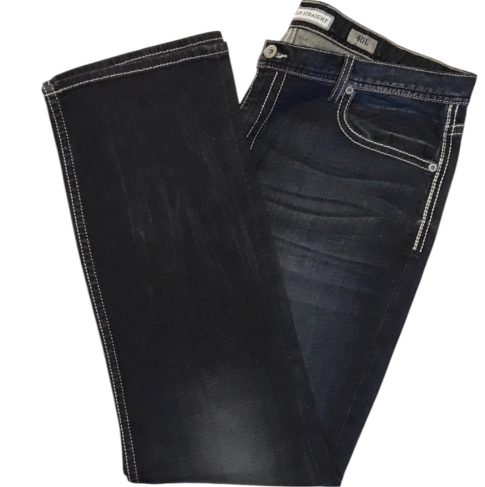 BKE Denim Tyler Straight Jeans. Men's Size: Waist 40Lx34 Inseam.